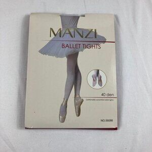 Girls Manzi Ballet Tights Black‎ 7-10